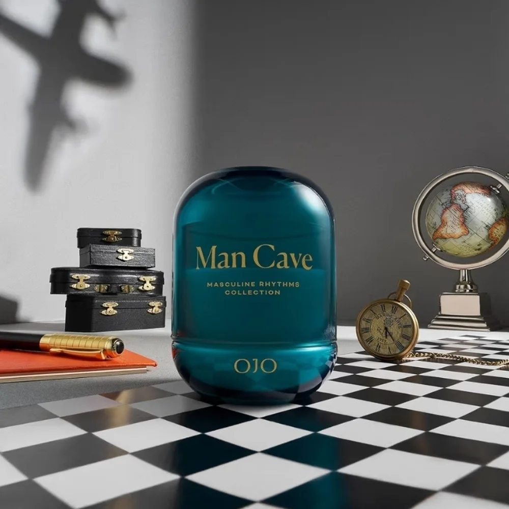OJO Man Cave Scented Candle – 7.8 oz Jar Candle